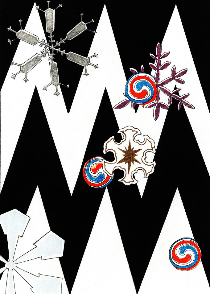 Snow flakes illustration