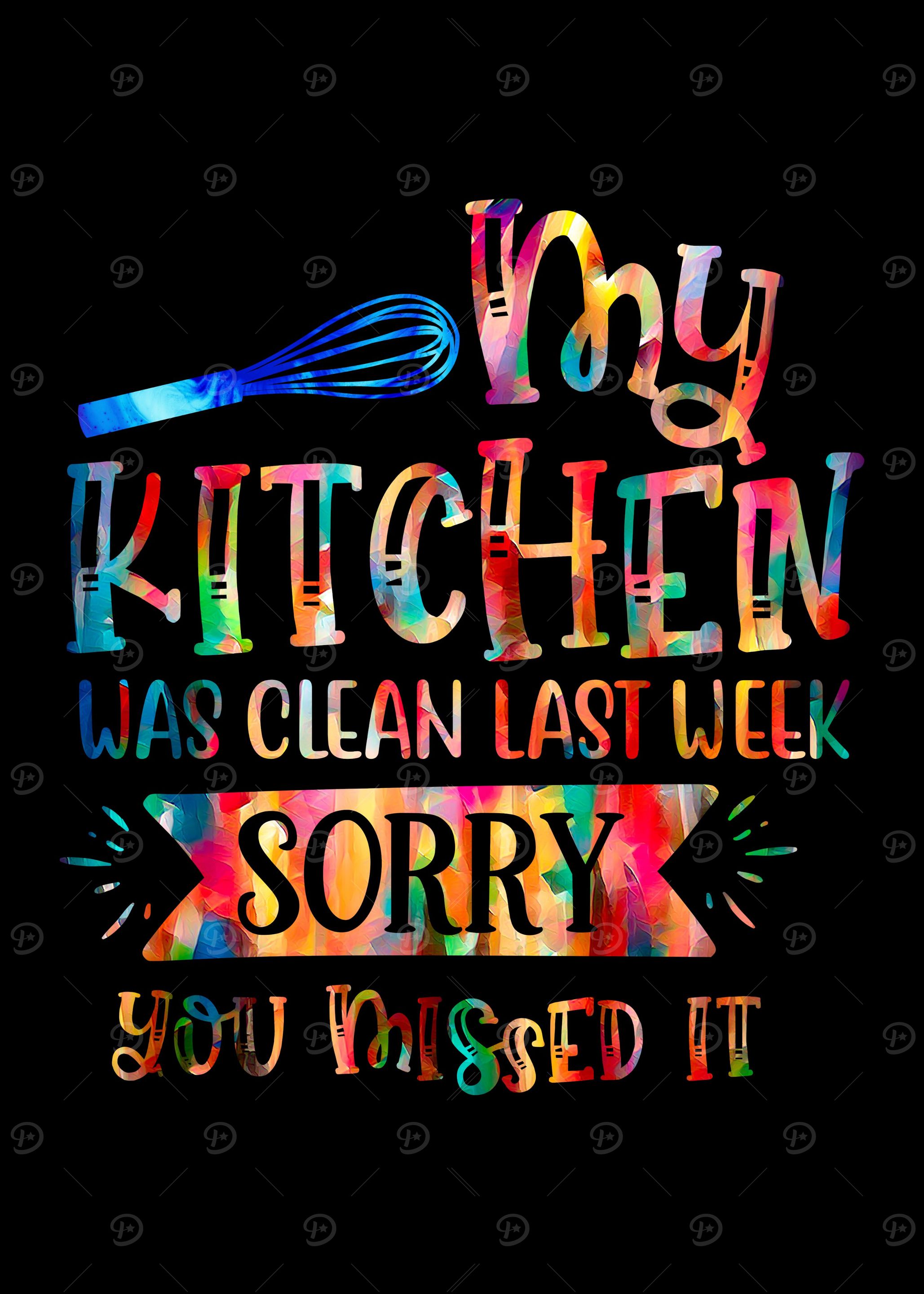 Sorry Missed Clean Kitchen