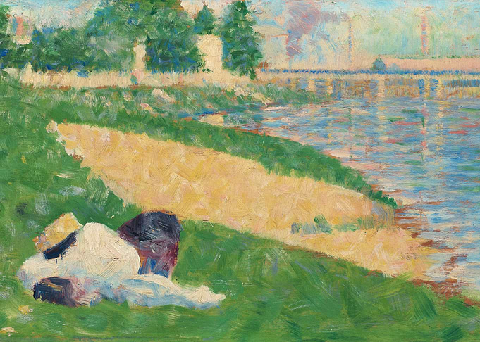 The Seine with Clothing