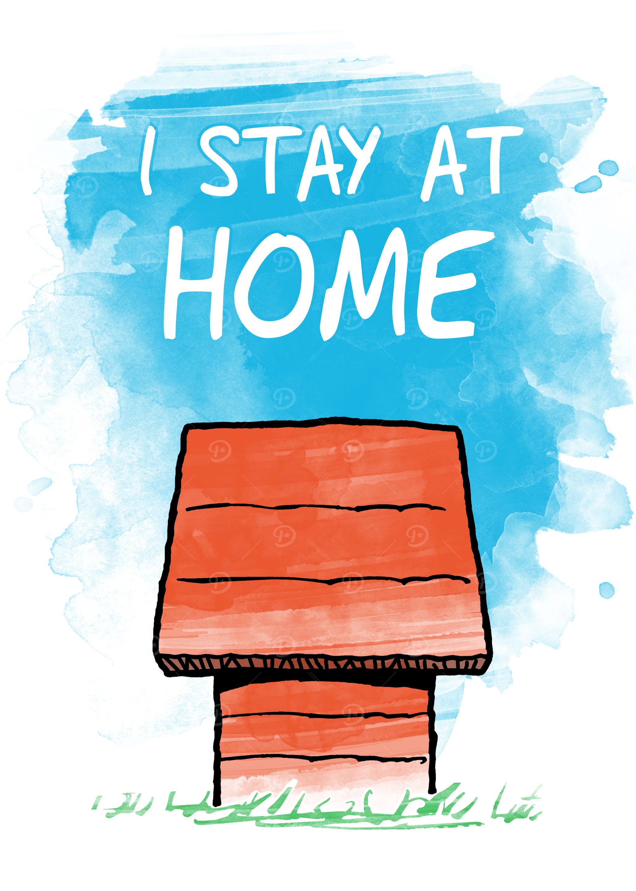 I stay at home
