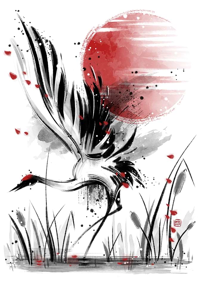 Ink crane