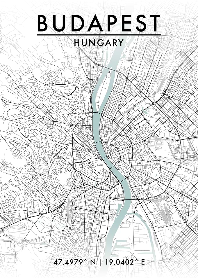 Budapest City Map