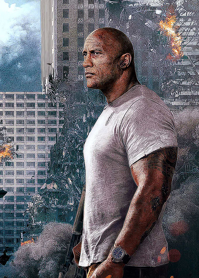 rampage movie art