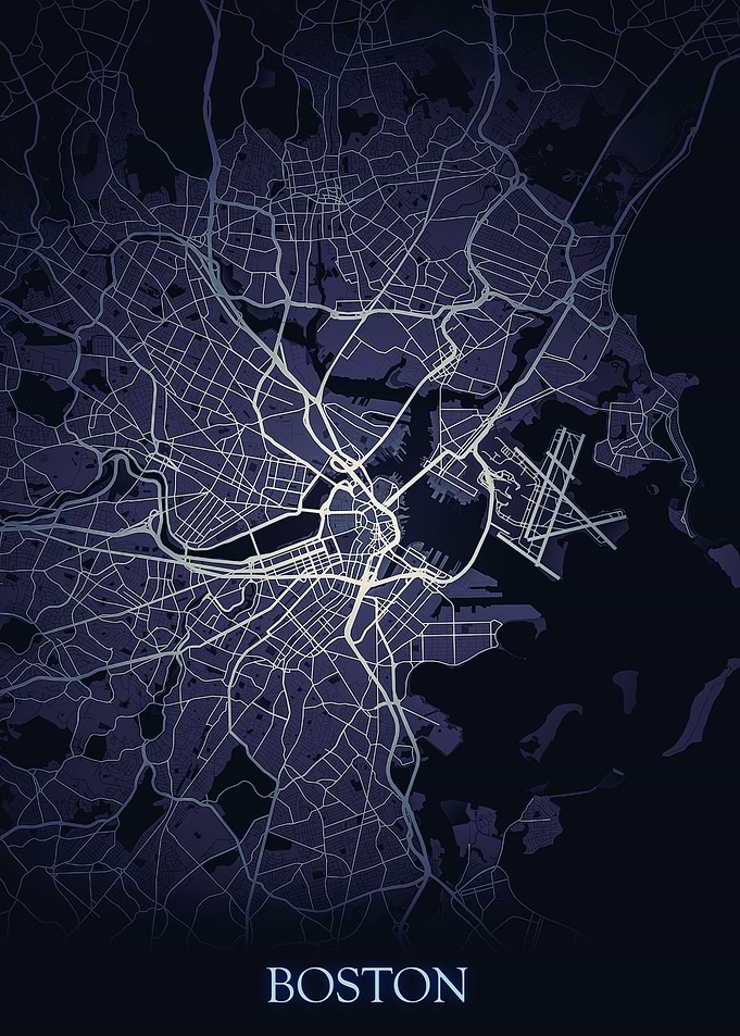 Boston Massachusetts Map