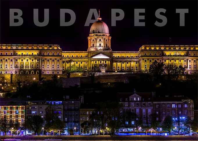 Budapest city night