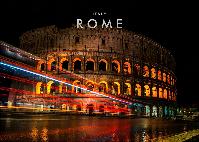 Rome city night