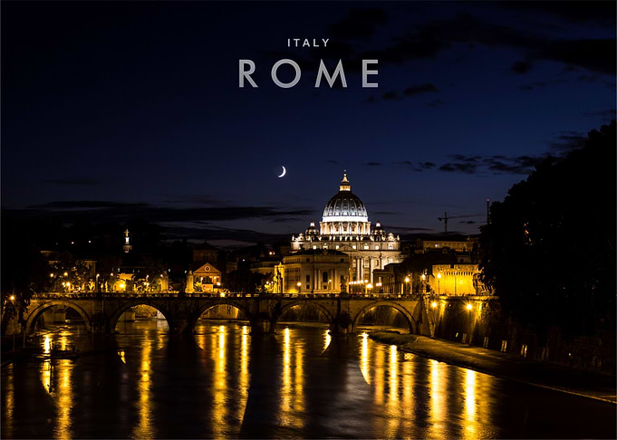 Rome city night