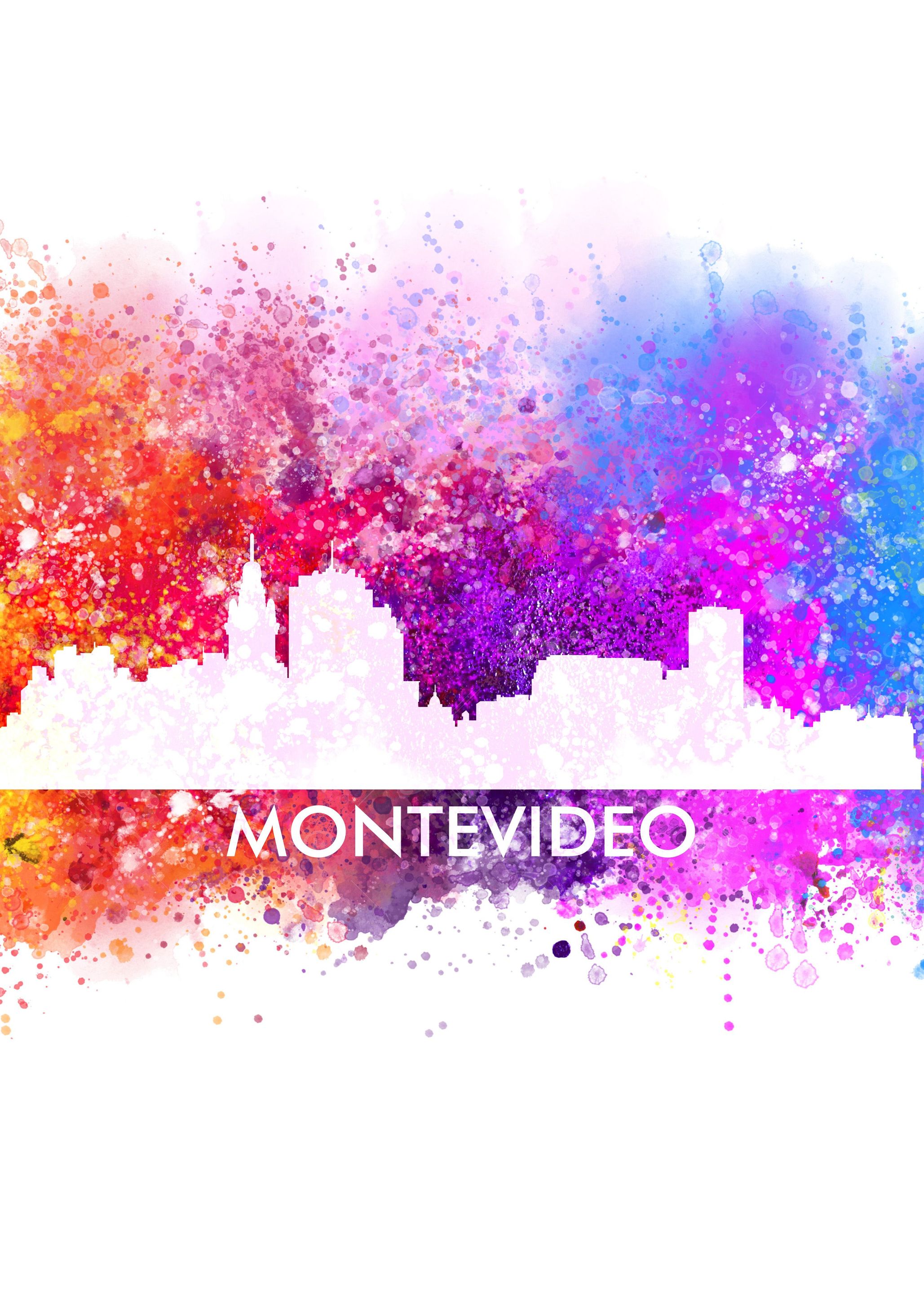 montevideo color cityscape