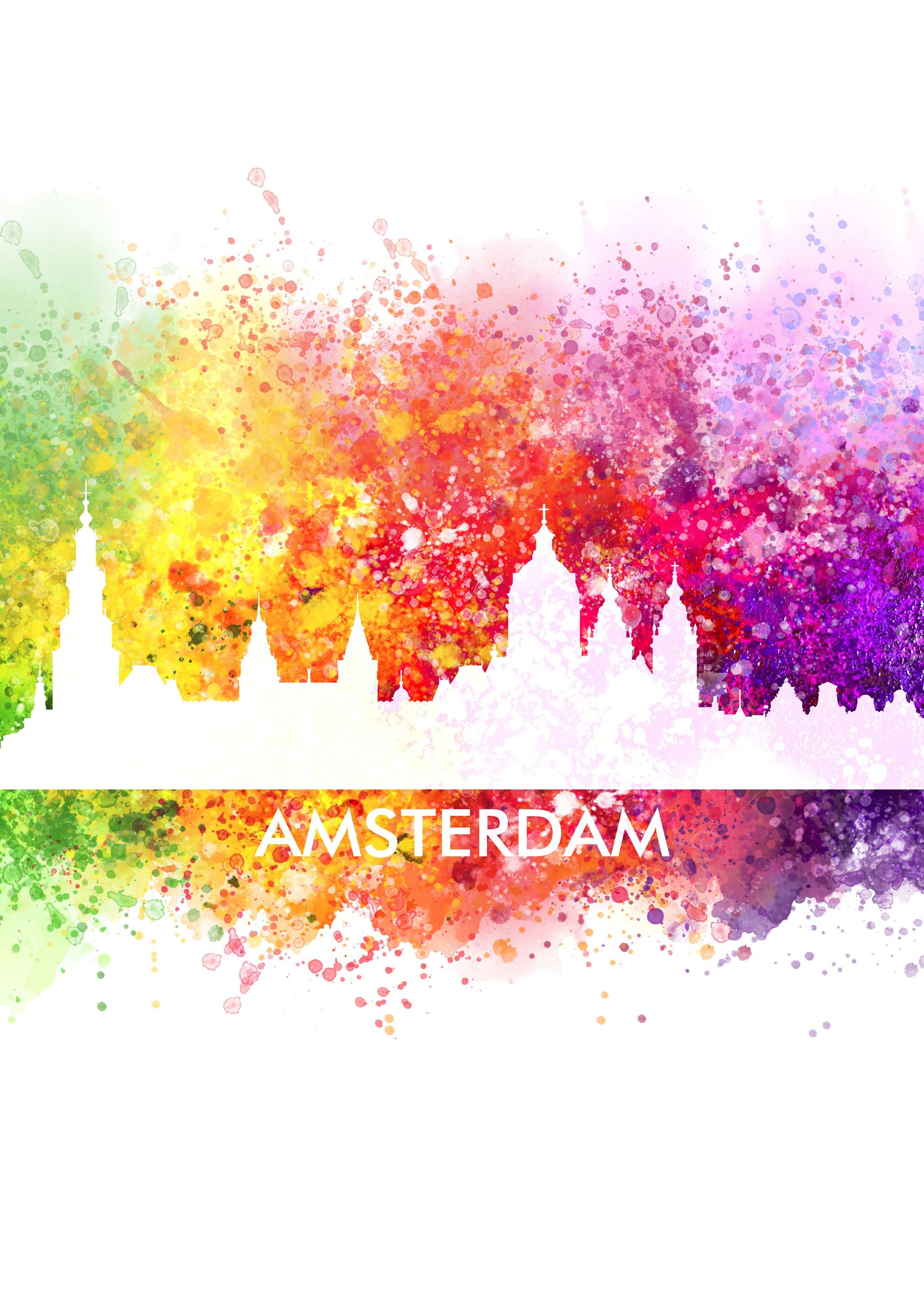amsterdam color cityscape