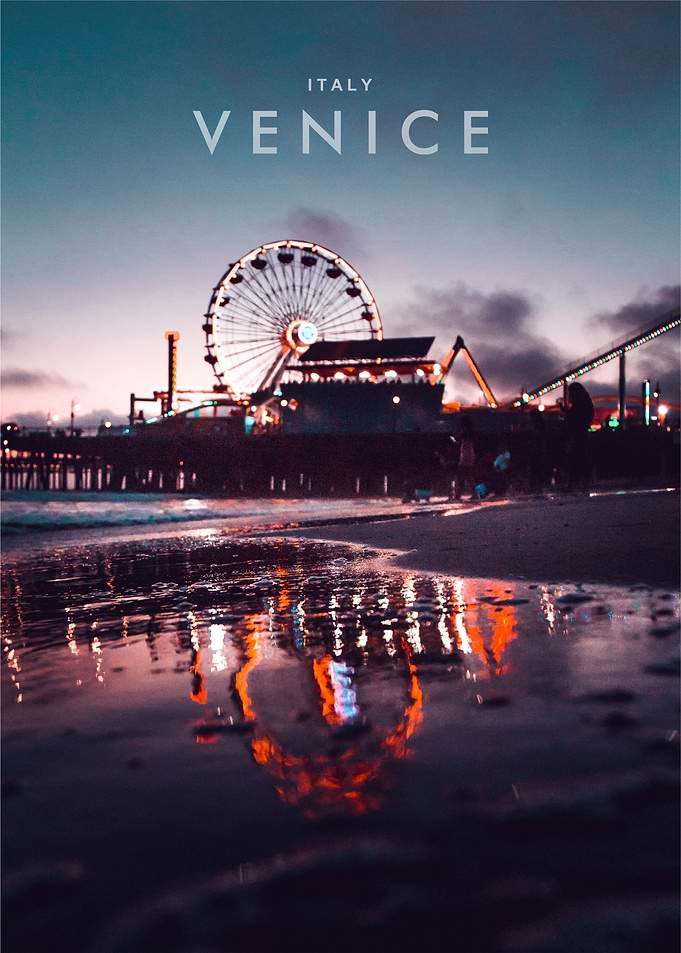 Venice city night