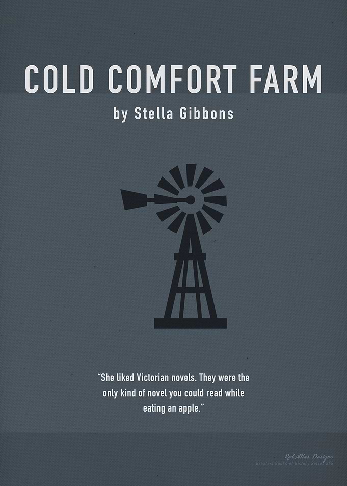 Cold Comfort Farm Book Art