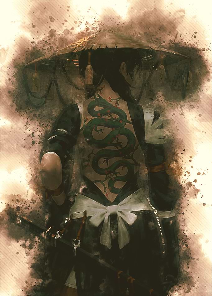Warrior Girl Watercolor