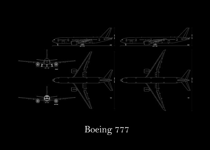 Boeing 777 Blueprint