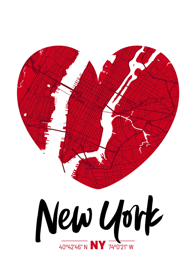 New York City Map Design