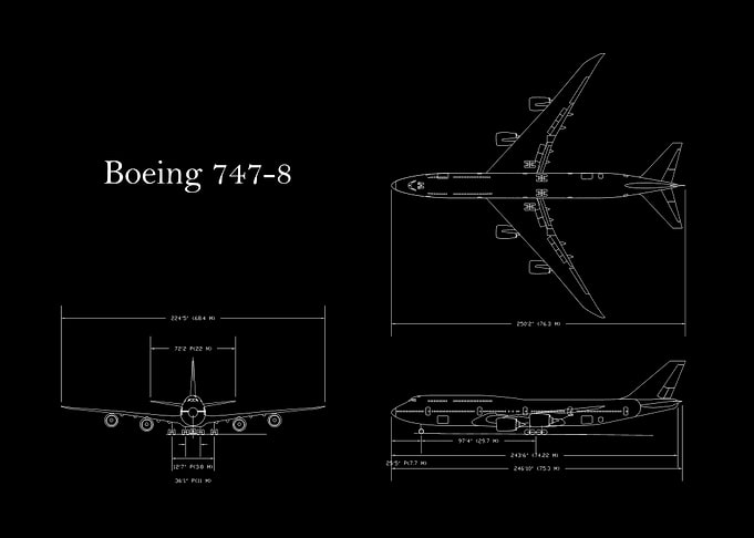 Boeing 7478 Blueprint