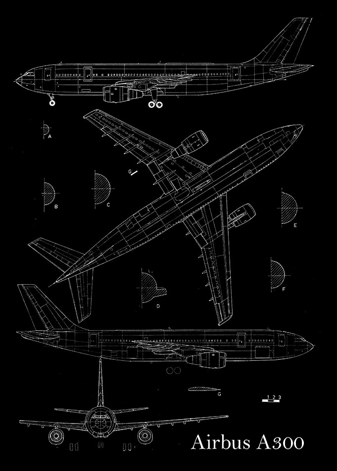 Airbus A300 Blueprint