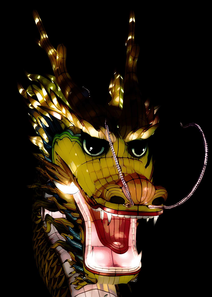 Dragon with Lights