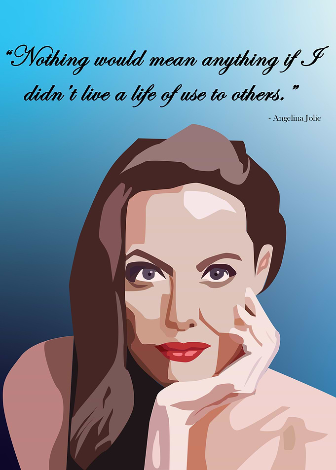 Angelina Jolie Portrait