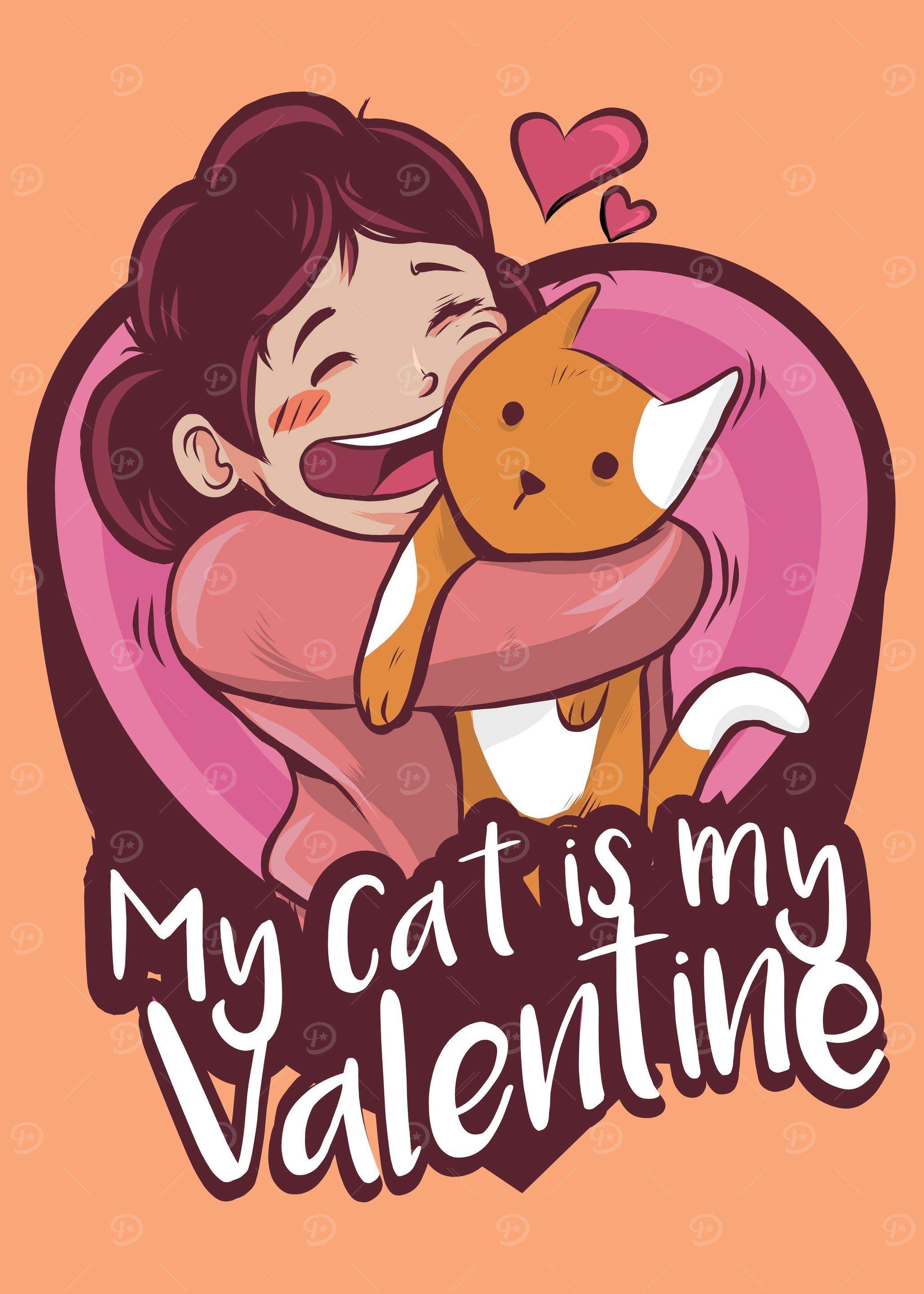 Valentines Cat