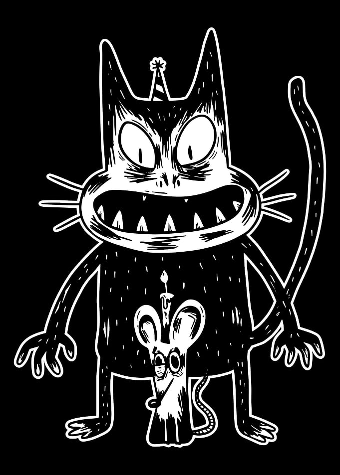 Cat Loves Mice