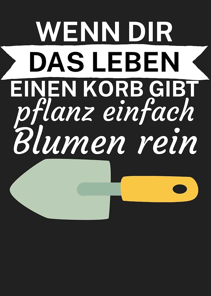 Leben Korb Blumen Garten