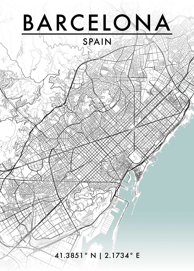 Barcelona City Map
