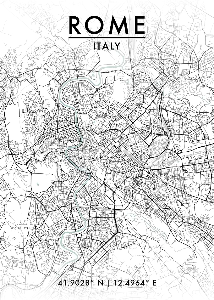 Rome City Map