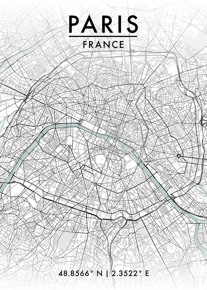 Paris City Map