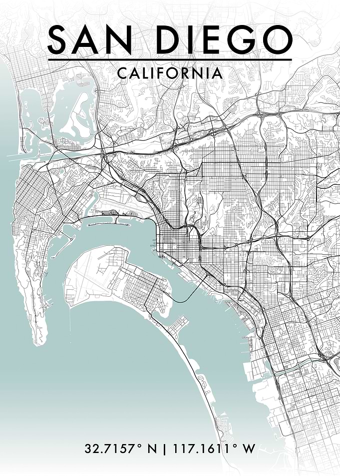 San Diego City Map