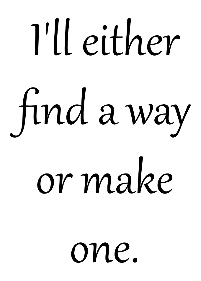 Find a way