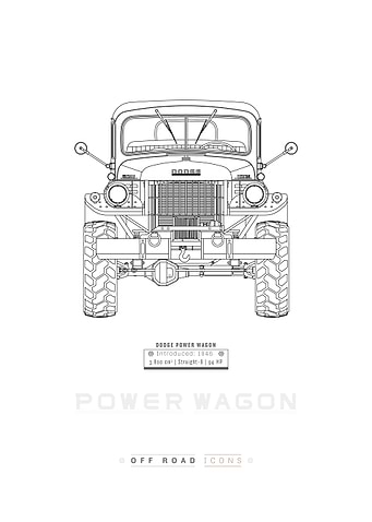 Power Wagon BW
