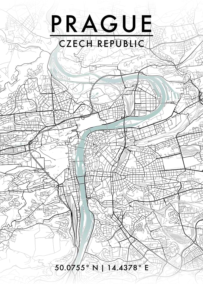 Prague City Map