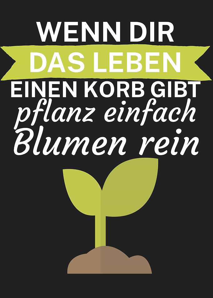 Leben Korb Blumen Garten