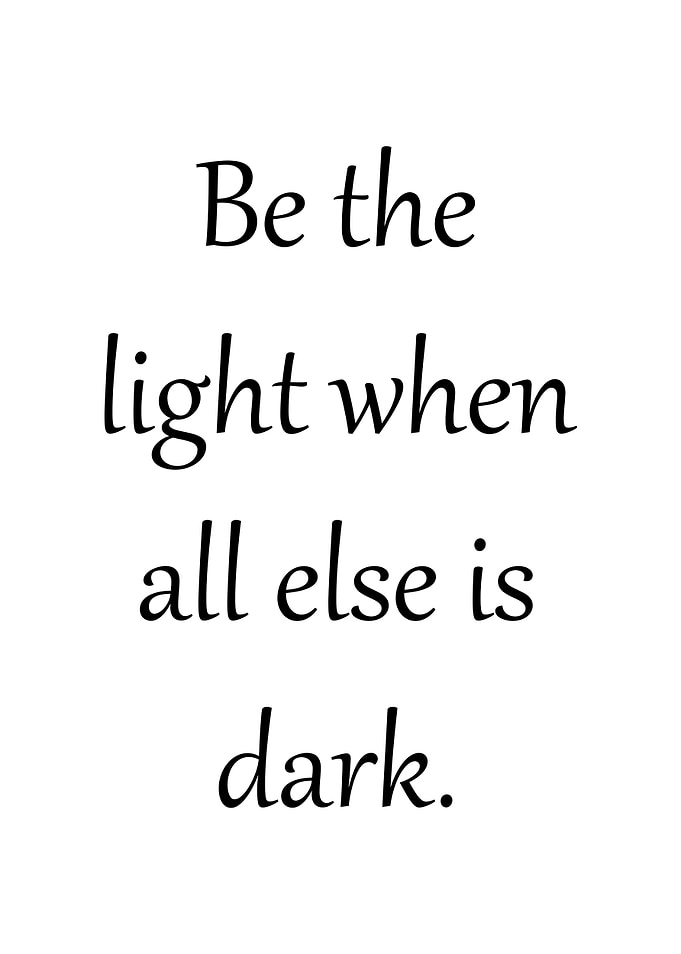 Be the light