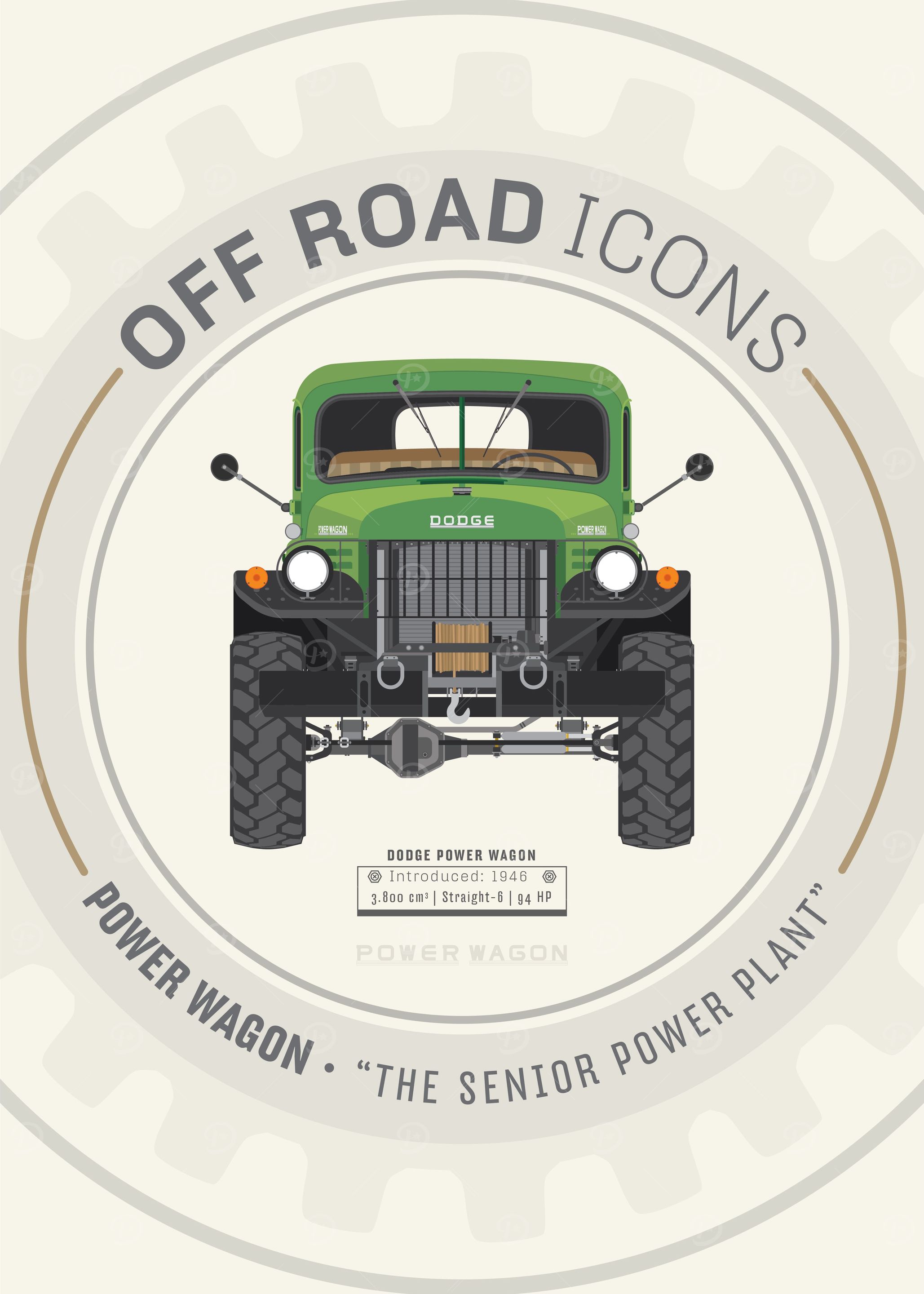 Power Wagon Wheel design