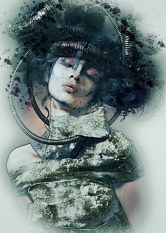 The fantasy girl artwork