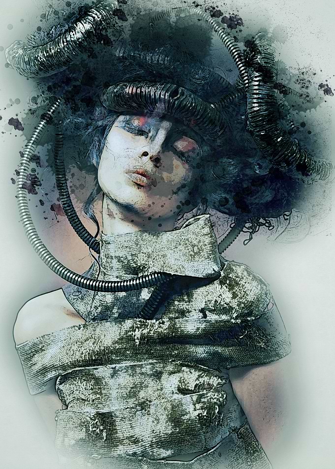 The fantasy girl artwork