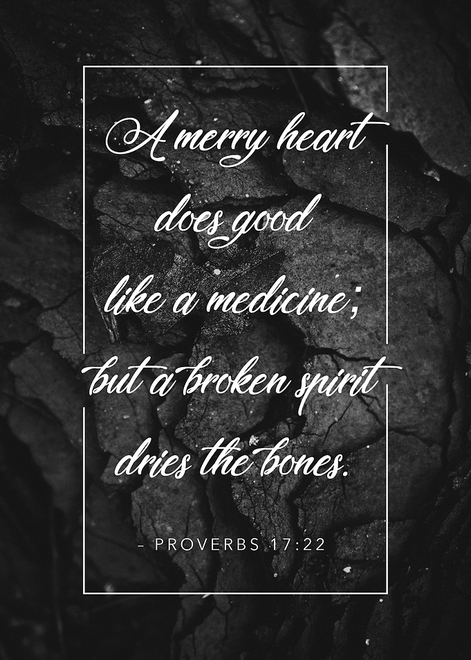 Proverbs 17 verse 22