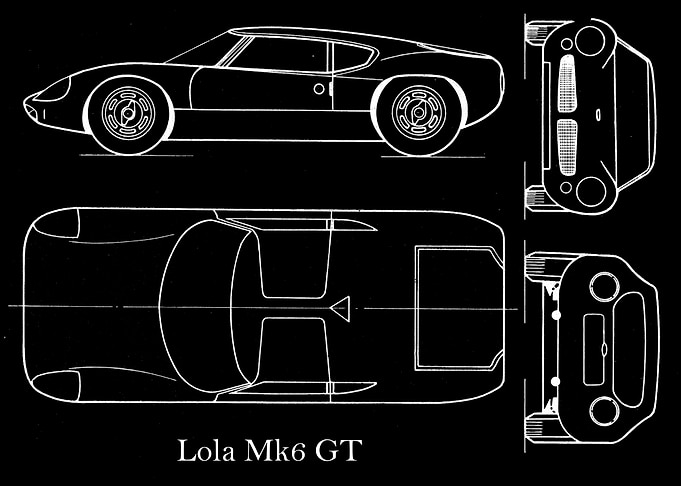 Lola Mk6 GT Blueprint