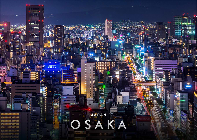 Osaka night view