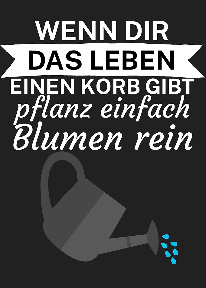 Leben Korb Blumen Garten