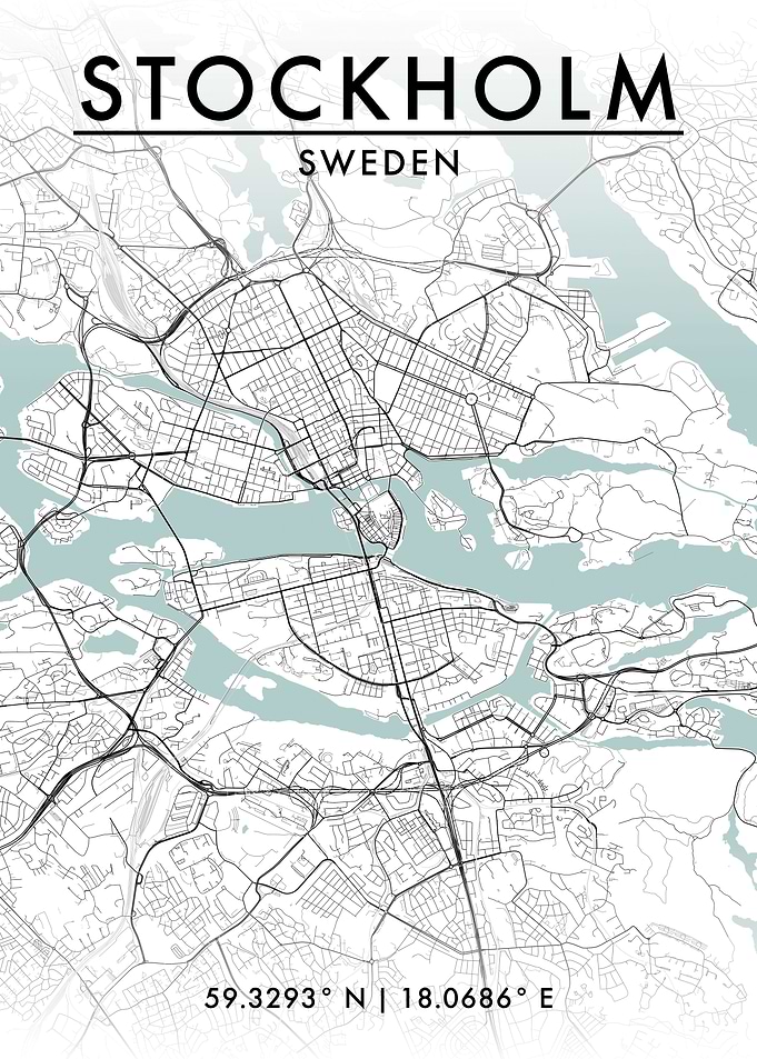 Stockholm City Map