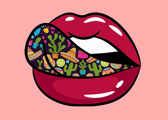 Sexy cino de mayo lips