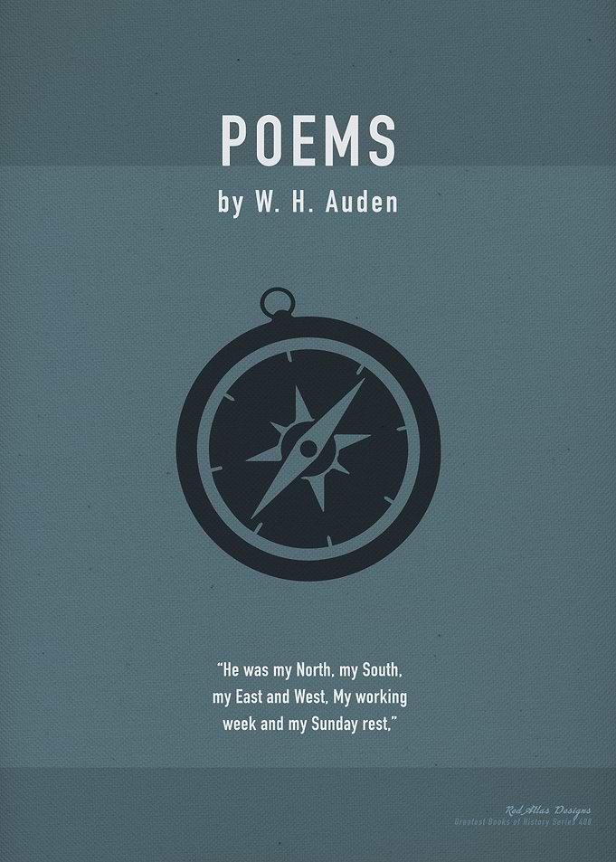 Poems by WH Auden Book Art