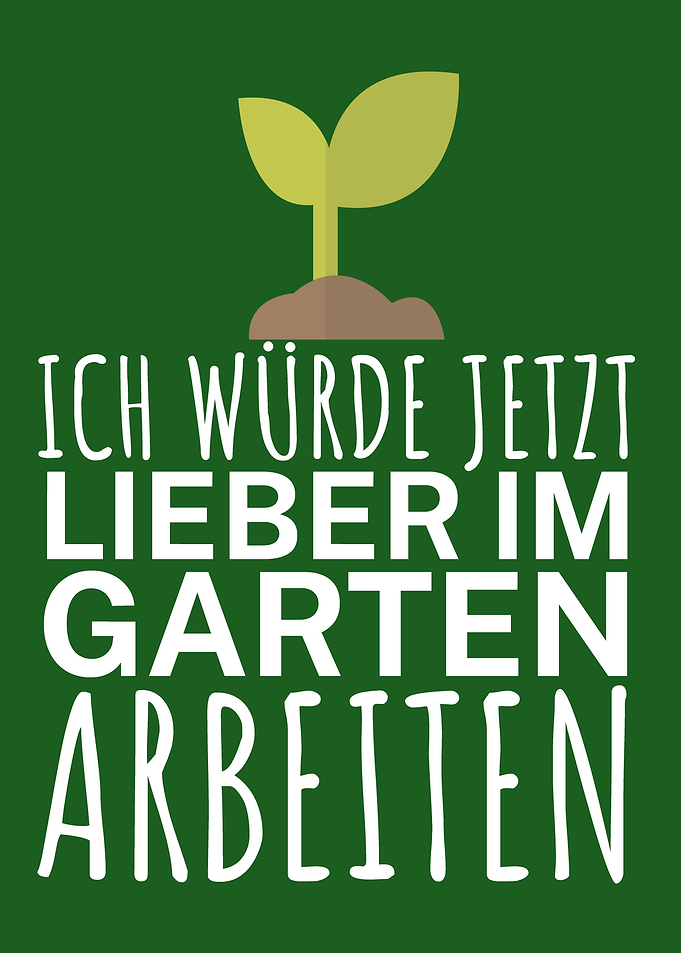 Garten arbeiten