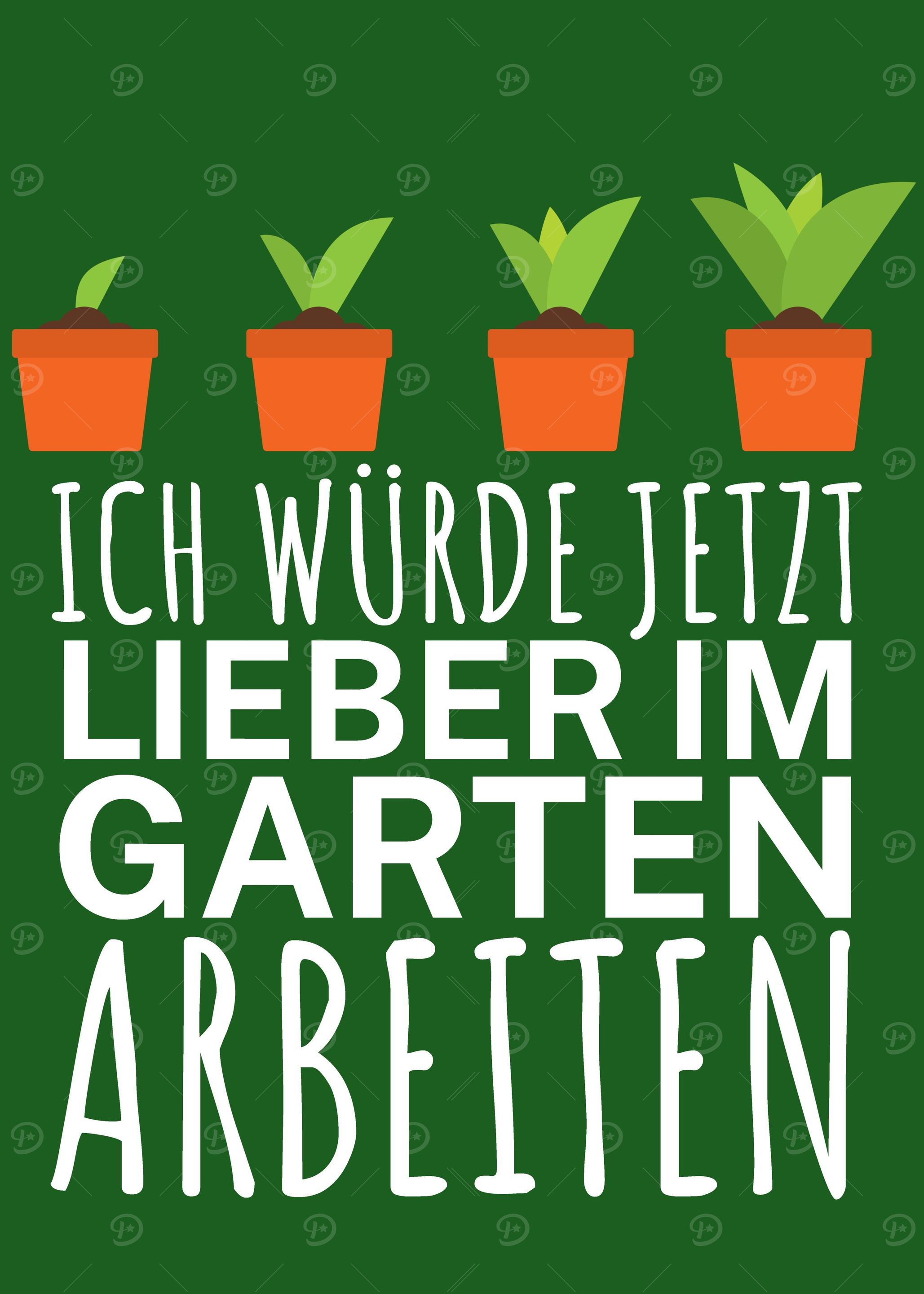 Garten arbeiten