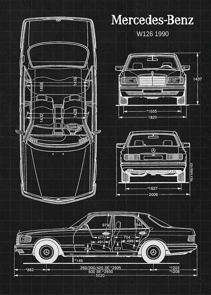 MercedesBenz W126 1990
