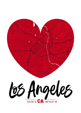 Los Angeles City Map