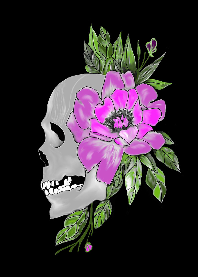 Skull Pop Art