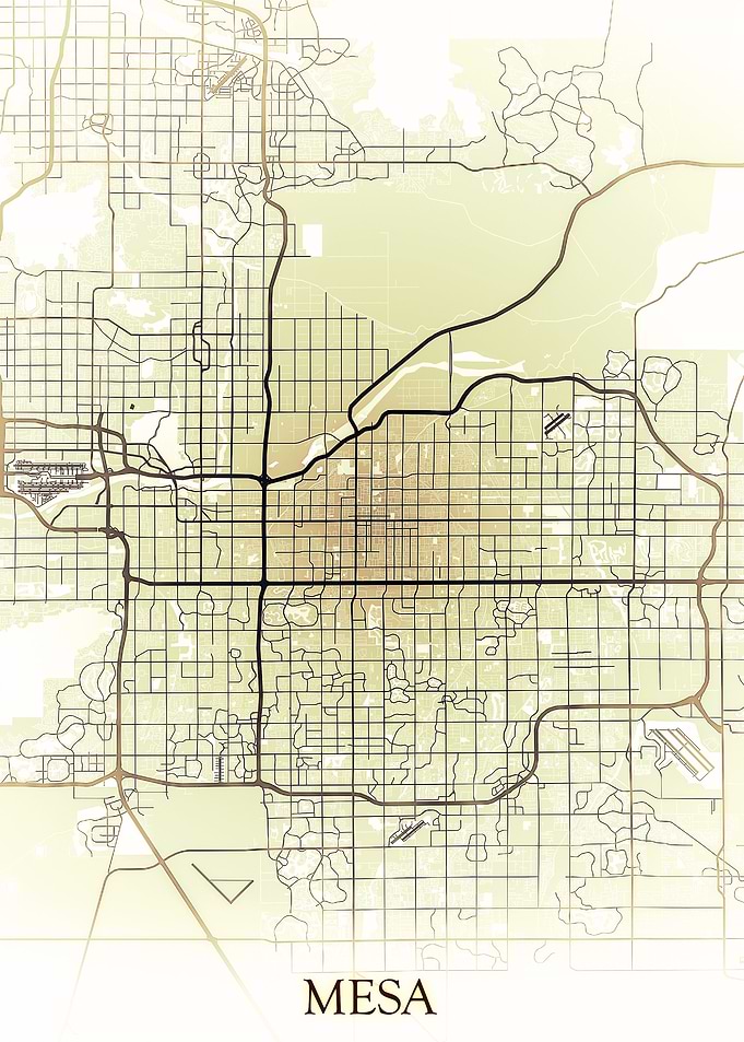 Mesa City Map
